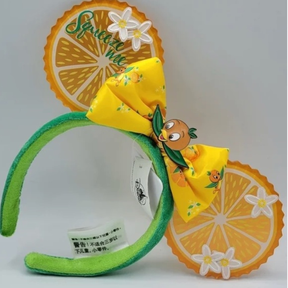 Disney Orange Bird Epcot Flower and Garden Festival Minnie Mouse Ear Headband - Picture 2 of 5